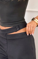 Oakley Black Asymmetric Waist Pants