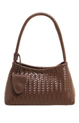 Rocco Brown Woven PU Bag