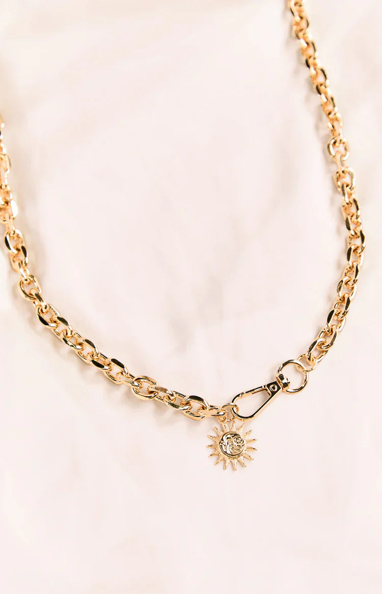 Gold Chain Clip Belt